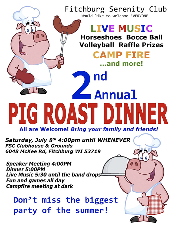 2nd Annual Pig Roast Dinner at FSC